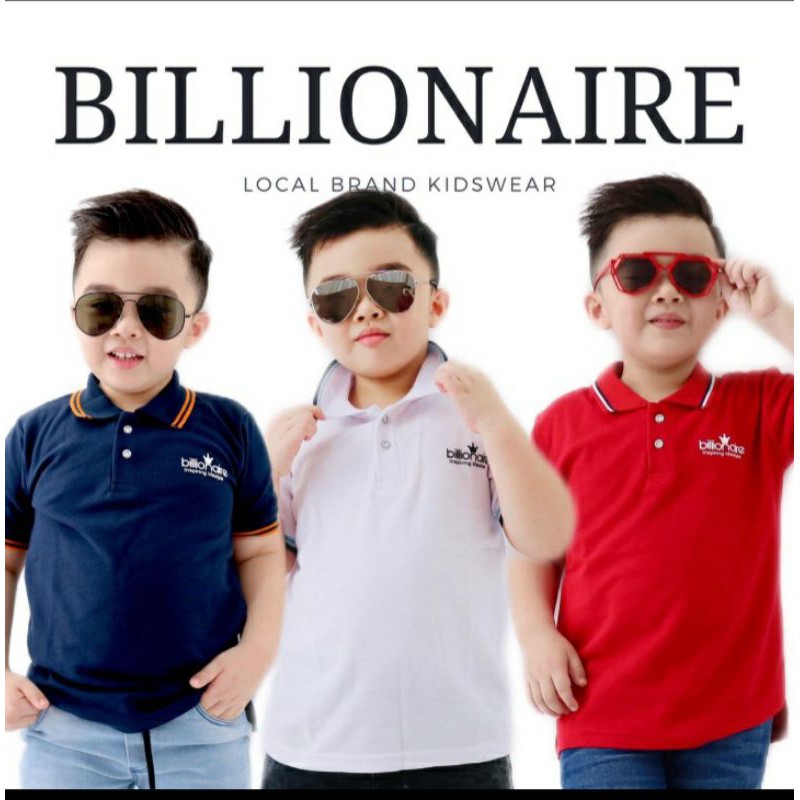 Kaos Polo Anak Billionaire