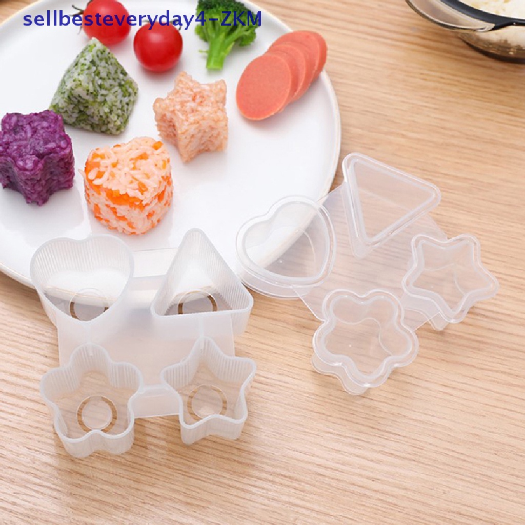 4in1 Cetakan Pembuat Sushi Profesional Bahan PP