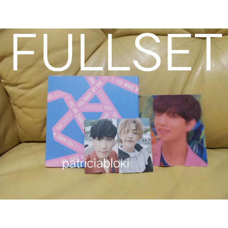 Fullset Album Seventeen You Make My Day pc photocard wonwoo scoups you made my dawn ymmd ymmdawn svt