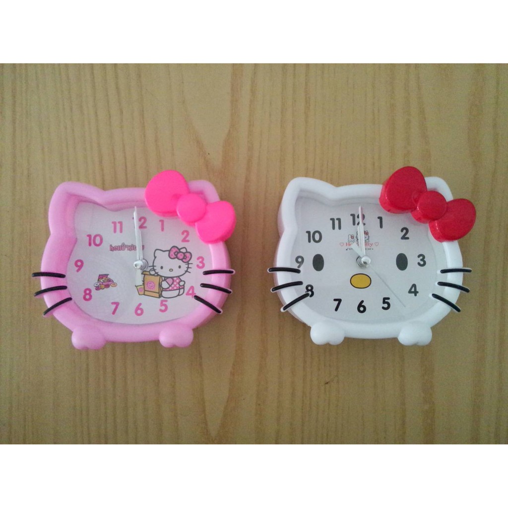 Jam Weker Beker Alarm Karakter Hello Kitty Doraemon