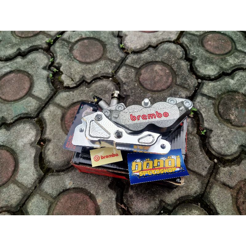kaliper brembo axial 4p plus breket bottom pcx
