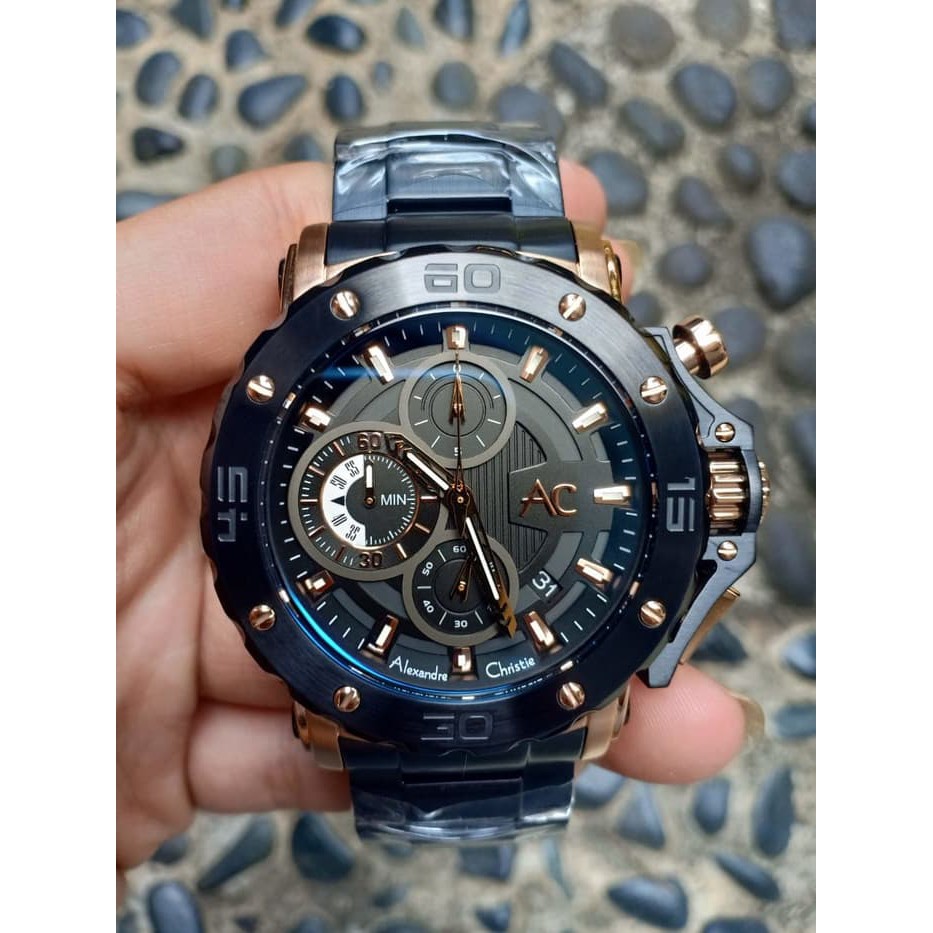 Alexandre Christie 9205 / AC 9205/ Jam tangan Pria