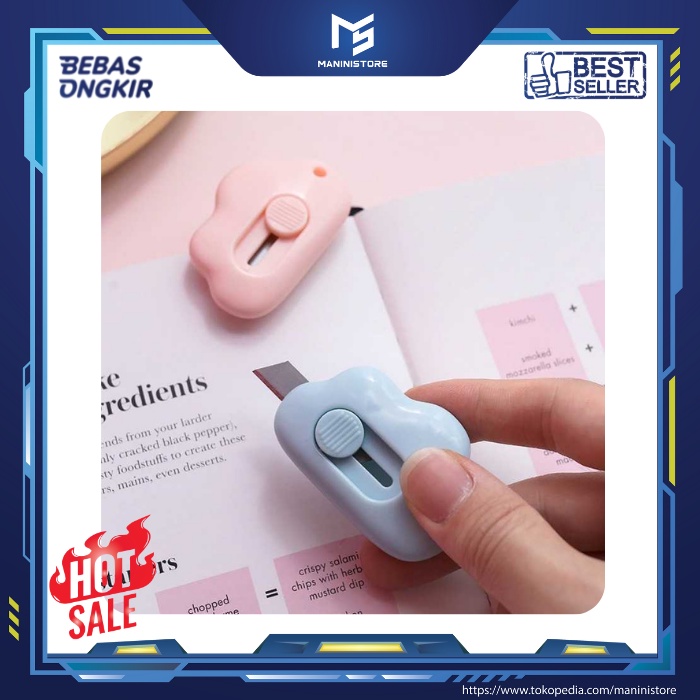 

Pisau Cutter Mini Unboxing Paket Pemotong Kertas Desain Cloud