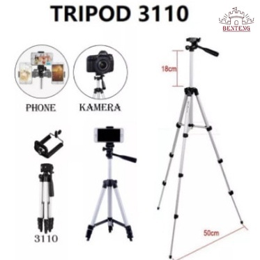 tripod 1M - Tripod 1 Meter + Holder U Tripod Tefeng