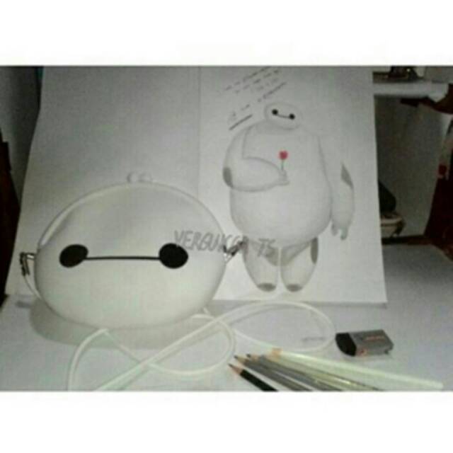 Tas baymax silikon / slingbag baymax