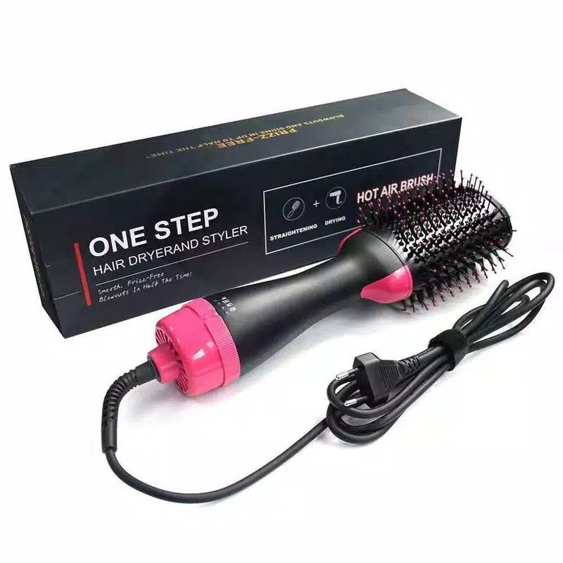 HS-0014 Sisir pengering rambut 4 in 1 one step hairdryer styler hot air brush sisir blow impor murah