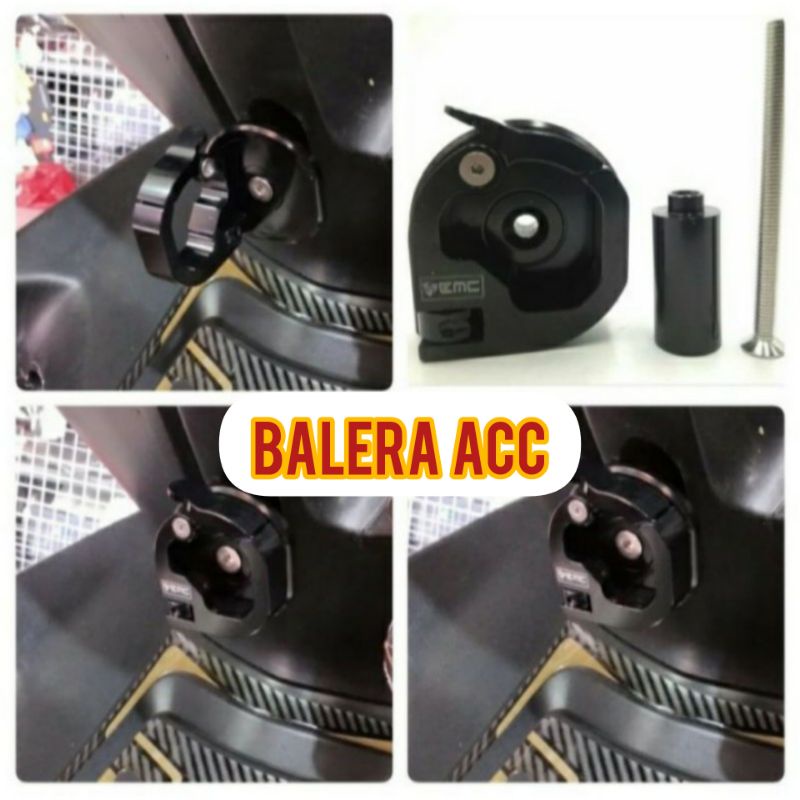 hook gantungan barang universal AEROX Connected 2016 - 2021 full CNC GMC