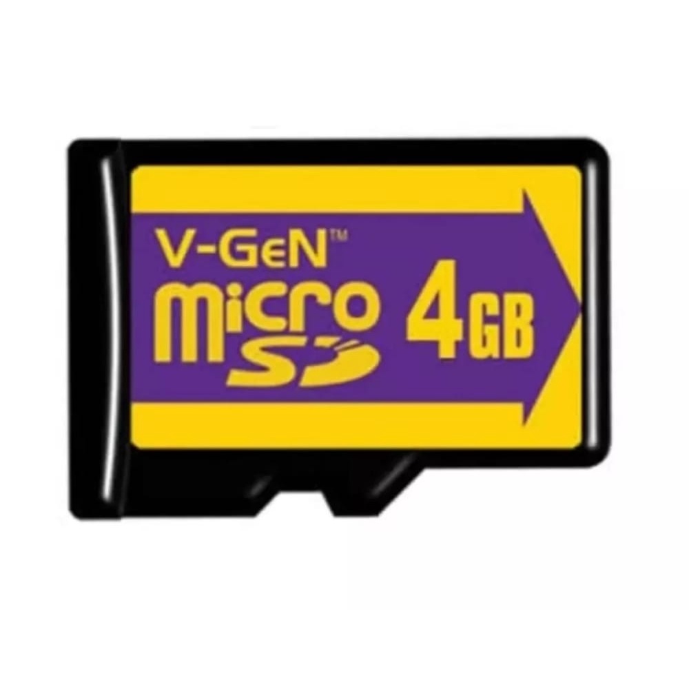 MEMORY CARD / MICRO SD / MICRO SDHC 4GB V-GEN CLASS 6 48MB/s - MEMORY MICRO SD V-GEN 4GB-ORIGINAL