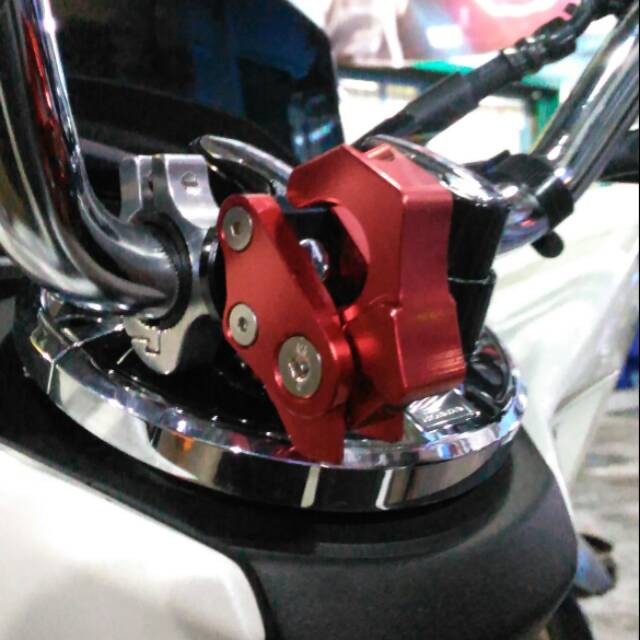 Gantungan Barang Motor Model BD Jepit Di stang Universal Pcx,Adv,Vixion,Cb150r,Versa,Byson Motor Lainnya