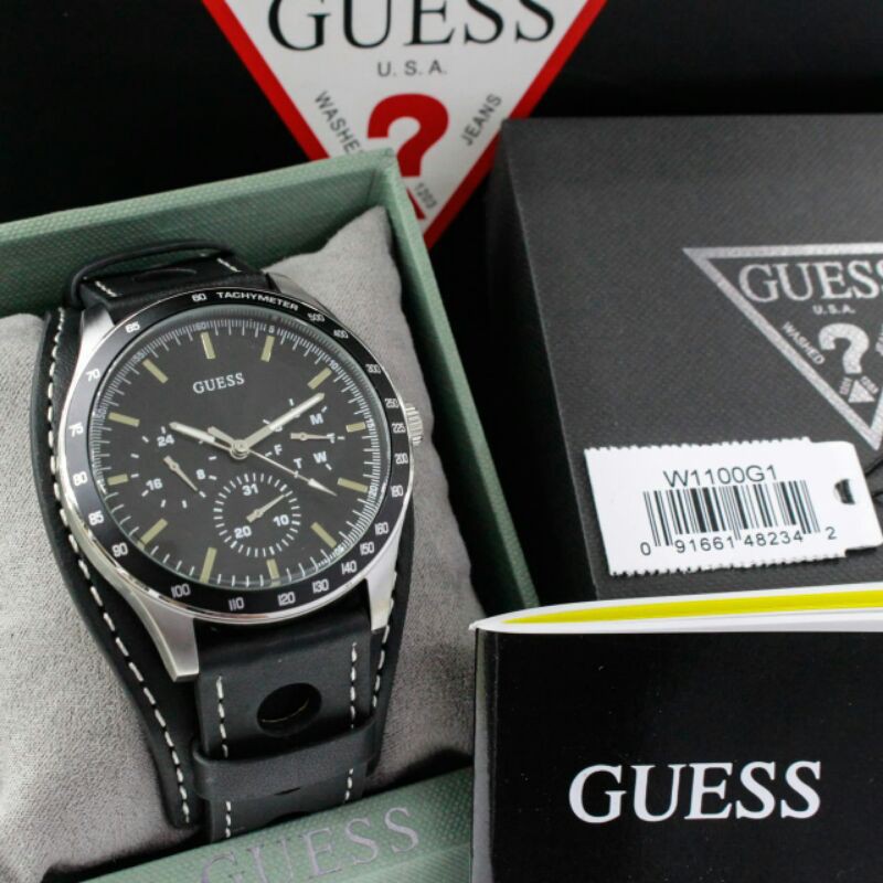 JAM TANGAN GUESS MONTANA PRIA FREE BOX ORI