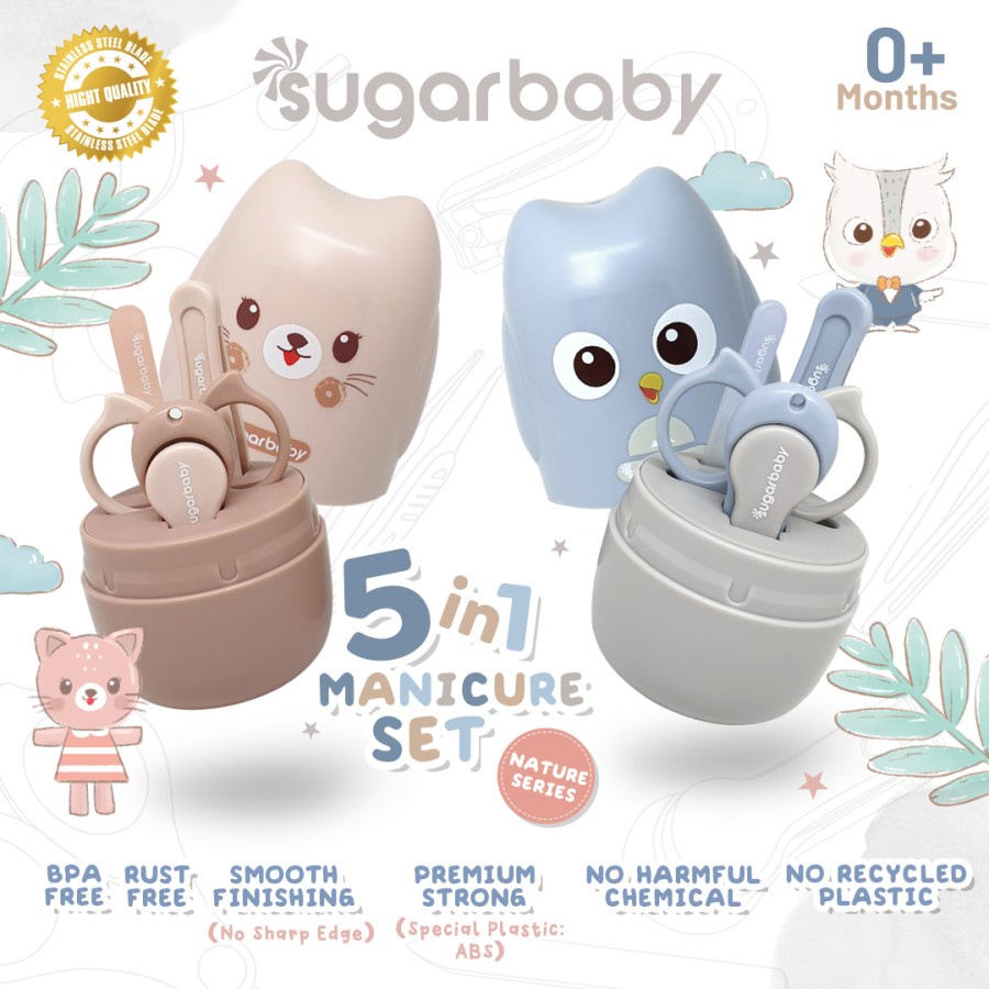 SUGARBABY 5 in 1 Manicure Set - Perawatan Bayi