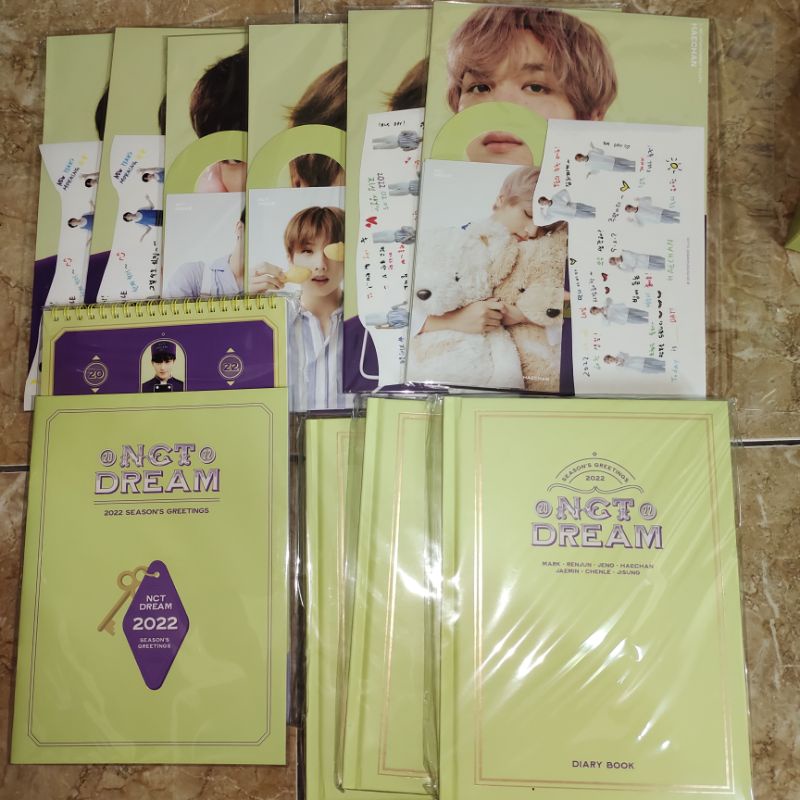 WTS SHARING SG22 SEASON GREETING 2022 HAECHAN MARK JAEMIN JENO RENJUN CHENLE JISUNG SET BENE SMSTORE