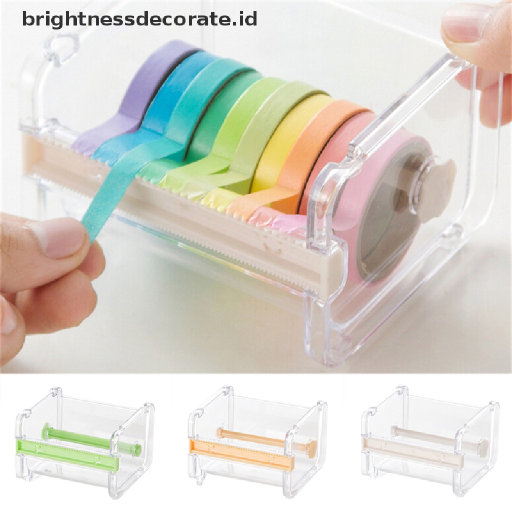 Dispenser Holder Pemotong Tape Washi Untuk Desktop