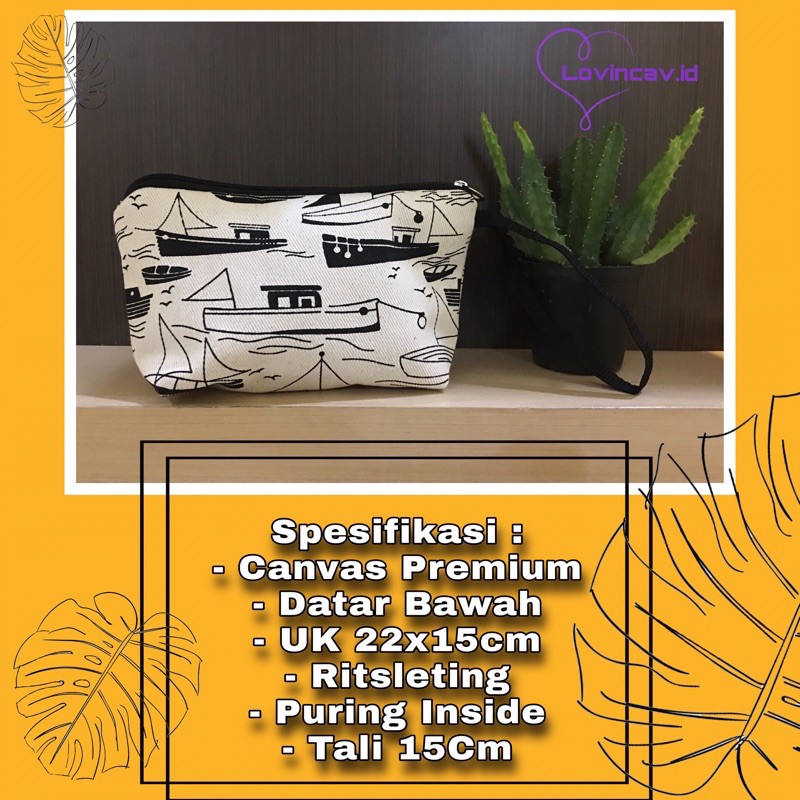 DOMPET KANVAS MURAH RANDOM