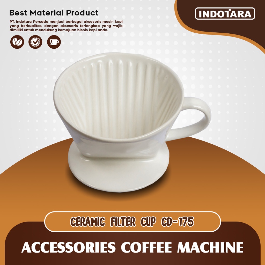 Dripper V60 Ceramic / Glass Filter Cup - CD175