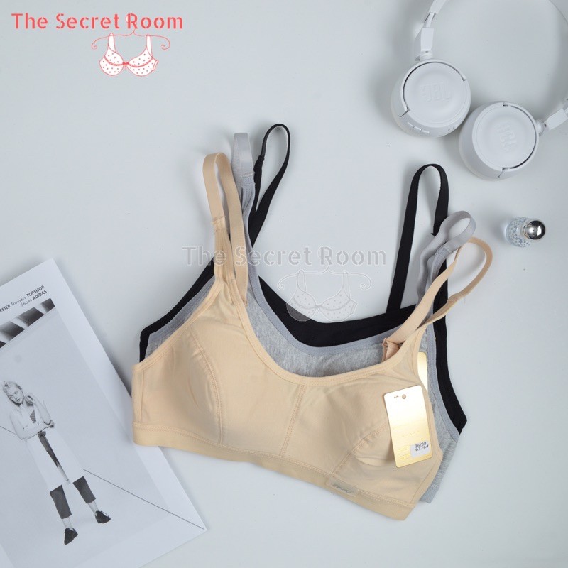 TALLY BRA BH HARIAN SPORT 6326 TALI PUNDAK KECIL I CUP A FULL CUP TANPA BUSA I TANPA KAWAT I SIZE 32