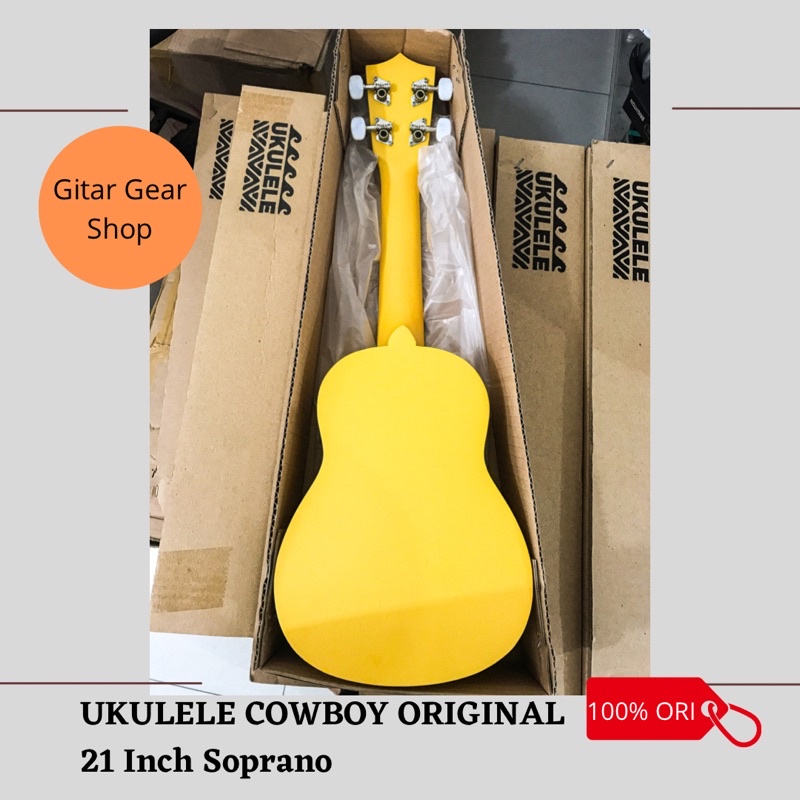 UKULELE COWBOY ORIGINAL UKULELE COWBOY SOPRANO KENTRUNG COWBOY KENTRUNG SOPRANO YELLOW