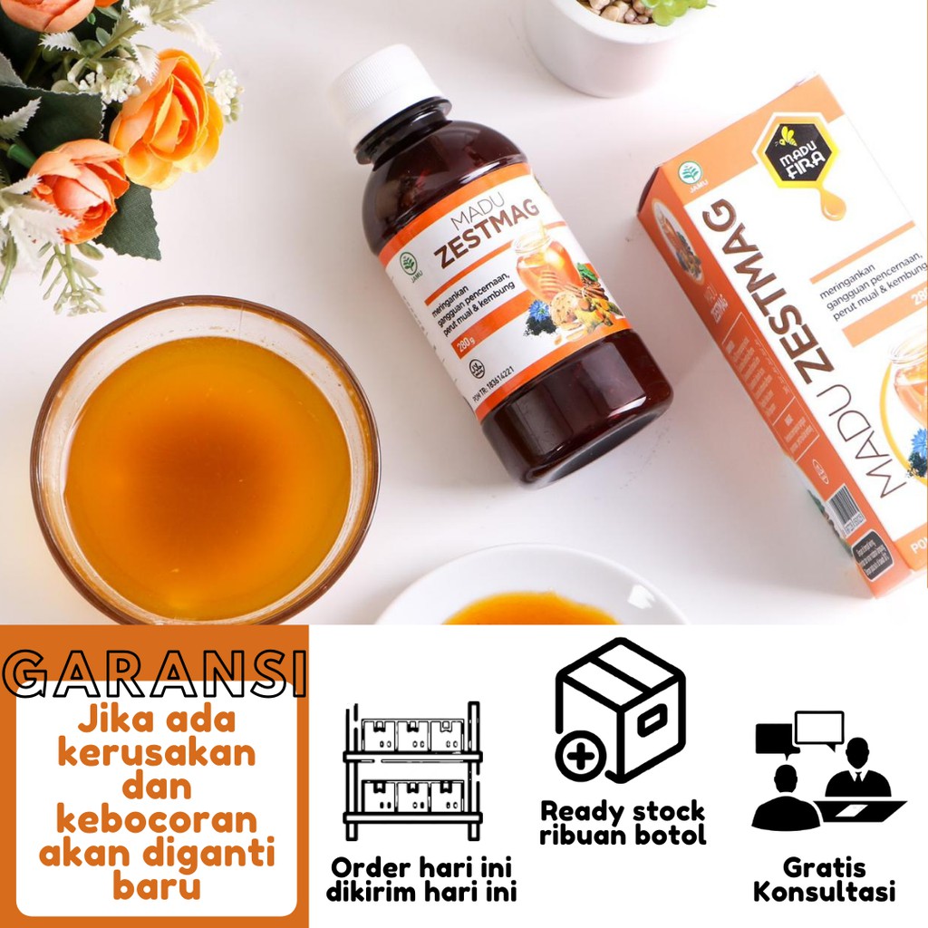 

Madu Zestmag Original Obat Herbal Asam Lambung Maag Kronis Gerd Mual Perih Dan Kembung
