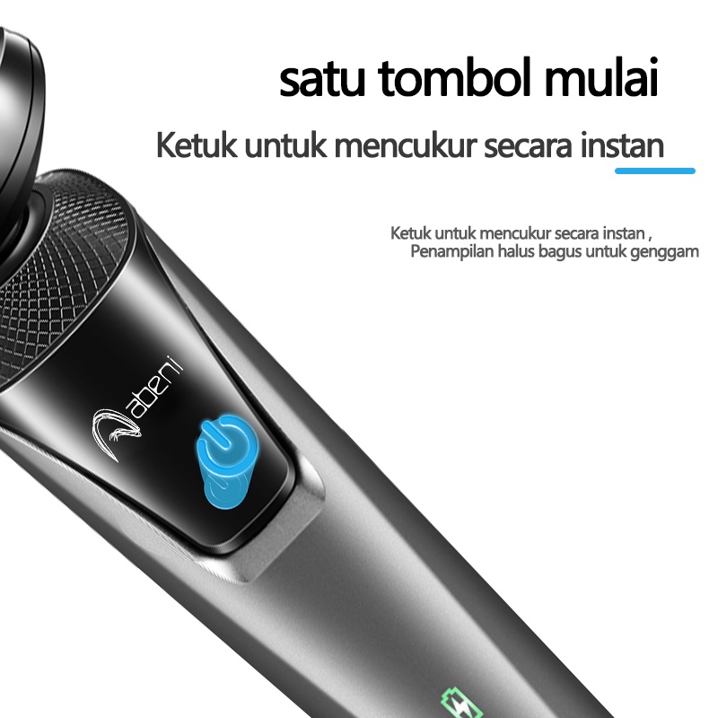 Abeni Alat Cukur Jenggot Elektrik 3 In 1 Shaver Listrik Kumis Bulu Hidung