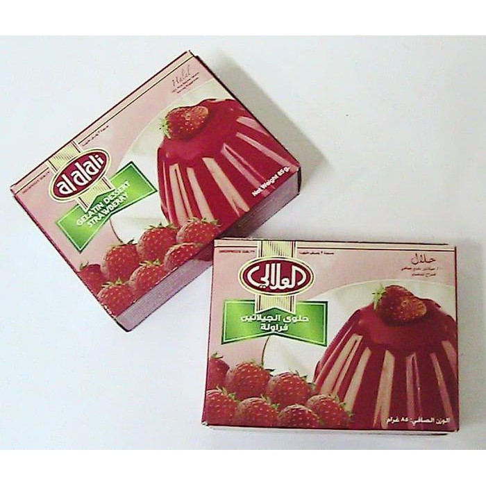 

Al Alali Jelly Gelatin Rasa Strawberry 85Gr