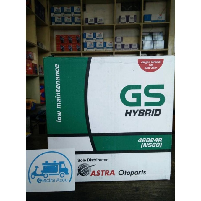 Aki Mobil Suzuki APV GS astra hybrid NS60 aki basah electra87 Ayo Beli