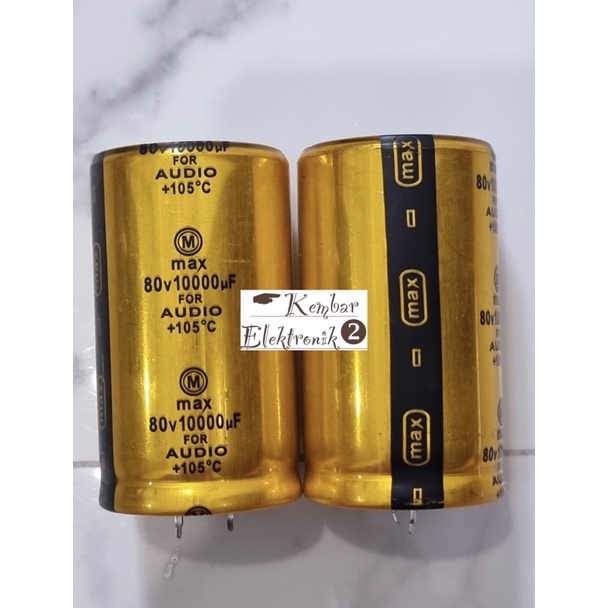 Elco 10000UF 80V Elko 10000 UF 80 V MAX GOLD