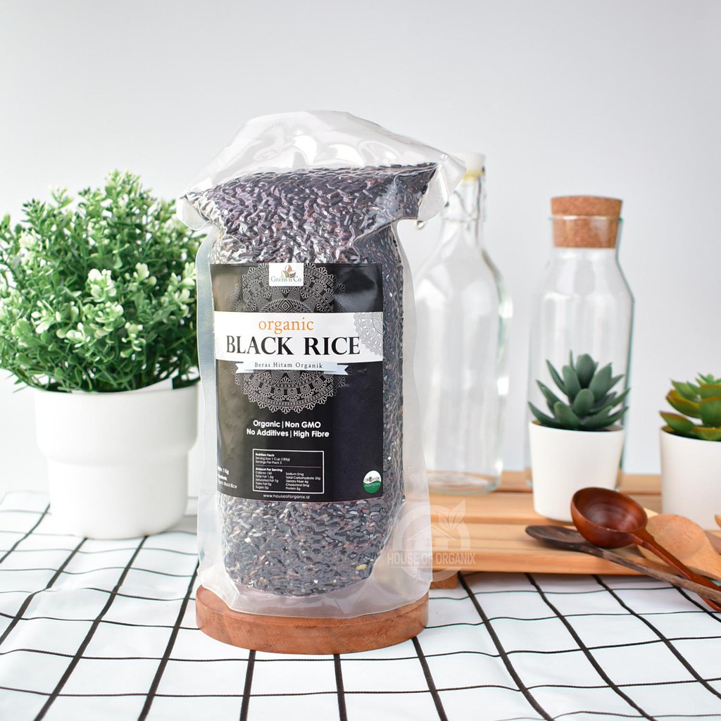 Grains N Co Organic Black Rice ( Beras Hitam Organik ) 1 Kg