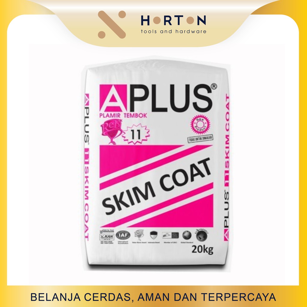 Plamur Tembok APLUS Skim Coat MERAH / A Plus Skimcoat PER KG