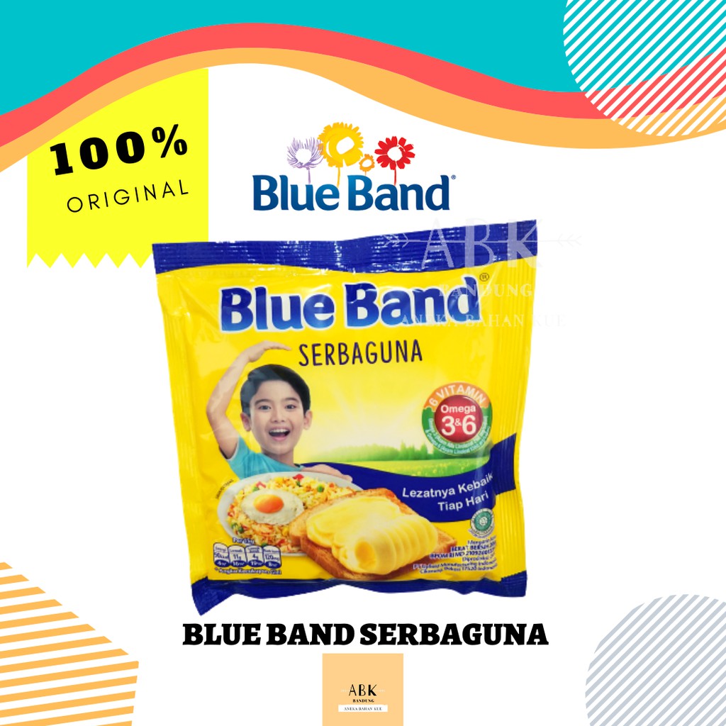 

MENTEGA BLUE BAND MARGARINE SERBAGUNA SACHET 200GR | BLUEBAND 200GR