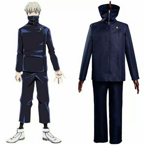 【QTakasi】JUJUTSU KAISEN COSPLAY COSTUME JEPANG KOSTUM JAPAN JACKET YUKATA GAKURAN ANIME