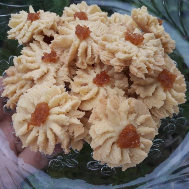 

Kue kering kuker semprit selai nanas / cookies lebaran dan natal