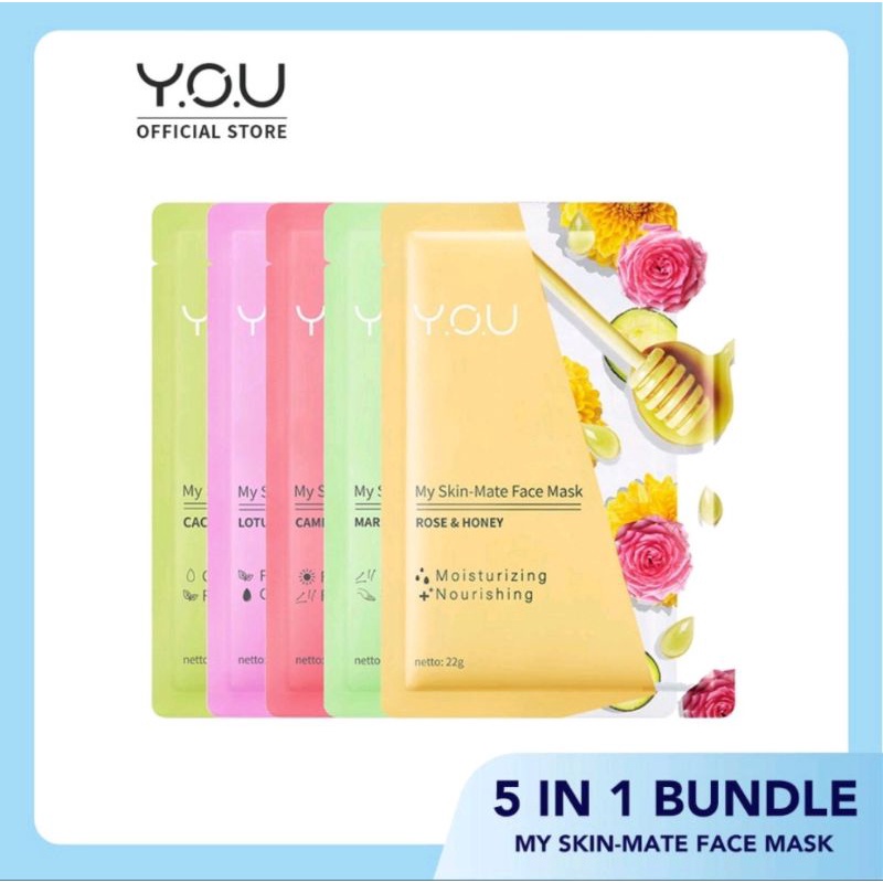 ❤GLEAMSIS❤ YOU MY SKIN MATTE FACE (SheetMask) masker