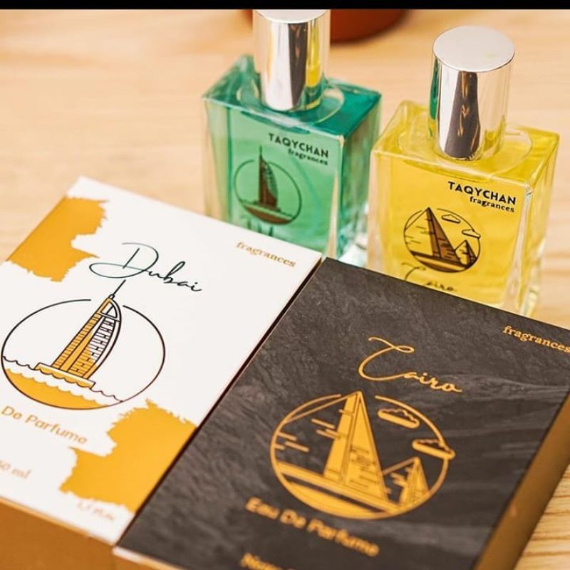 Taqychan Parfum Dubai & Cairo Series Taqy Malik Parfum Unisex Wangi Tahan Lama Eau De Parfume 50ml
