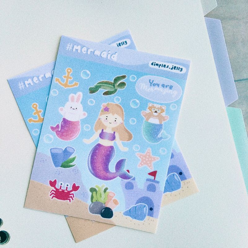 

Cute Mini Sticker Series A7 #mermaid