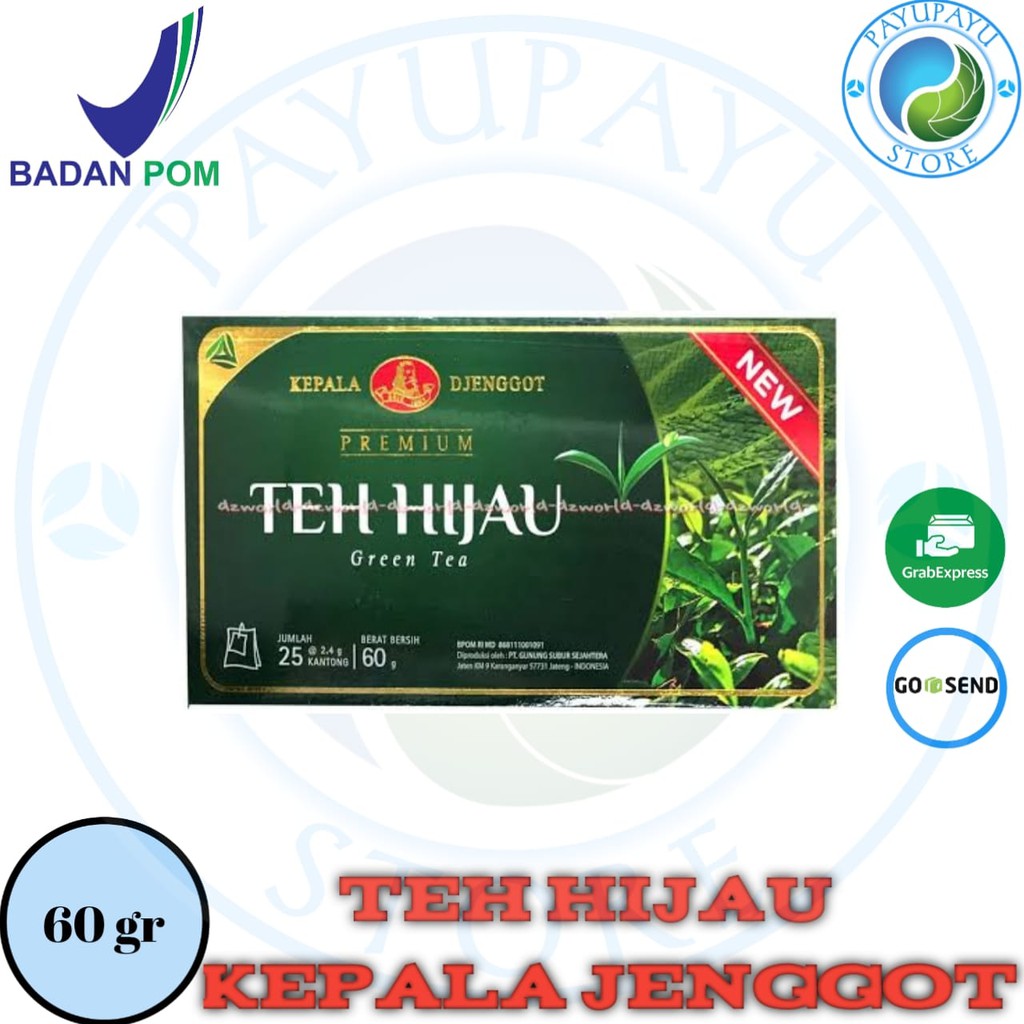 

Teh Hijau Kepala Djenggot, Teh Celup Kepala Jenggot 60gr Green Tea