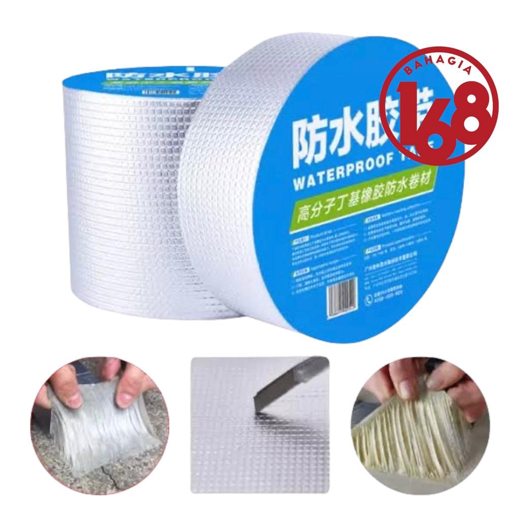 Lakban Aluminium Foil Butyl Waterproof Tape