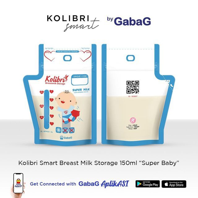 Gabag Kolibri Kantong Asi 150ml New Design