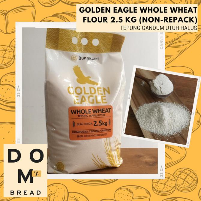 

TERLARIS Golden Eagle Tepung Gandum Halus (Whole Wheat) - 2.5 KG