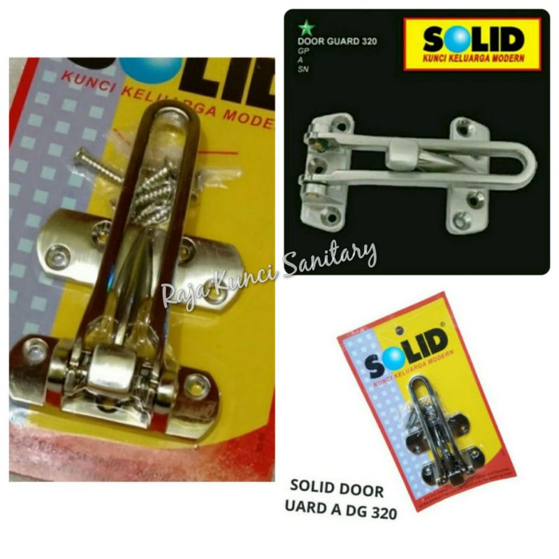 Pengait Pintu/Door Guard 320 SOLID/Pengaman Pintu Grendel Hotel Solid