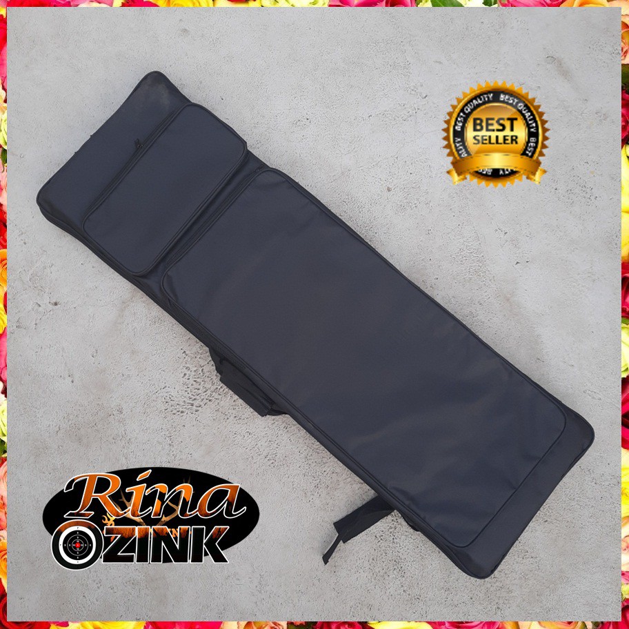 Tas Ransel PCP Bullpup Kotak Hitam Busa Tebal