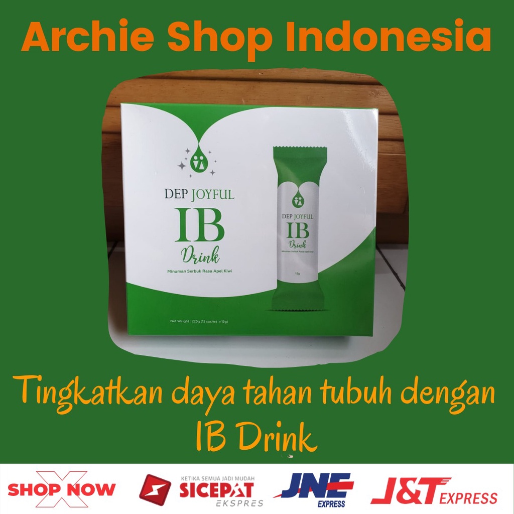 Joyful IB Drink DEP Minuman Serbuk Kesehatan Rasa Apel Kiwi Jaga Imunitas Daya Tahan Tubuh