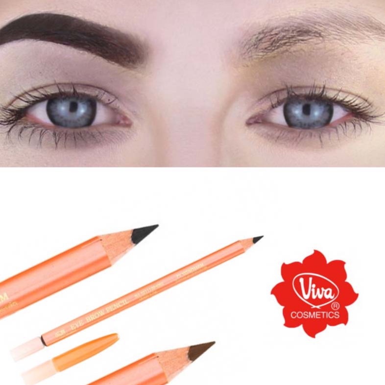 Viva Eyebrow Pencil Black/Brown