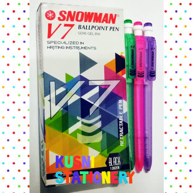 

Bolpen / Bolpion / Pen Snowman V7