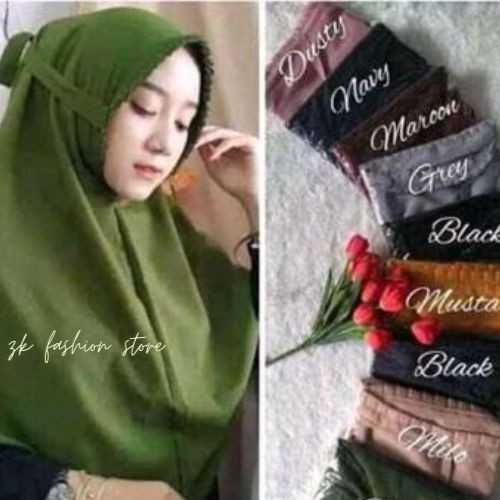 jilbab / bergo kriwil lipit / bergo KCB