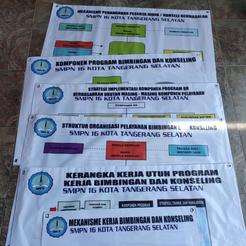 

Baner BK paket isi 6 macam bisa ada nama sekolah