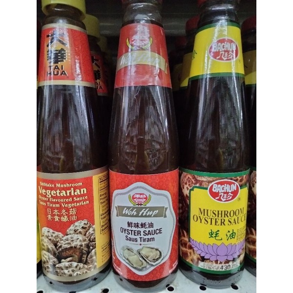 

saus tiram dengan jamur