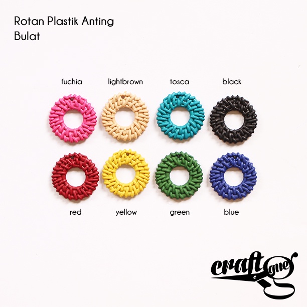 Rotan Plastik Anting