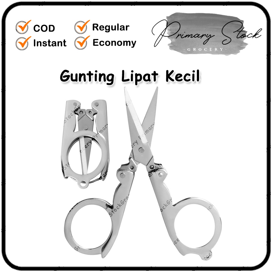 

Gunting Lipat Kecil Stainless Steel Portable Mini Traveling Trip