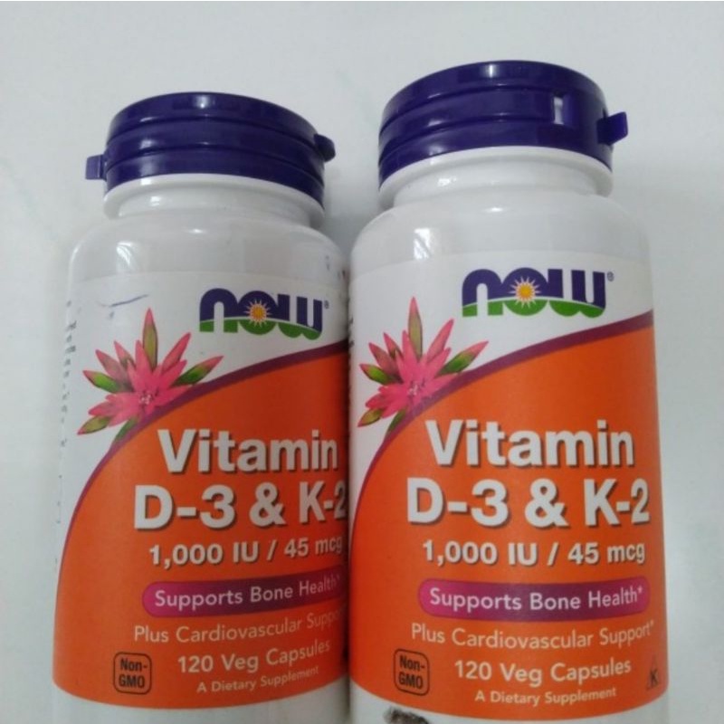 NOW vitamin D3K2
