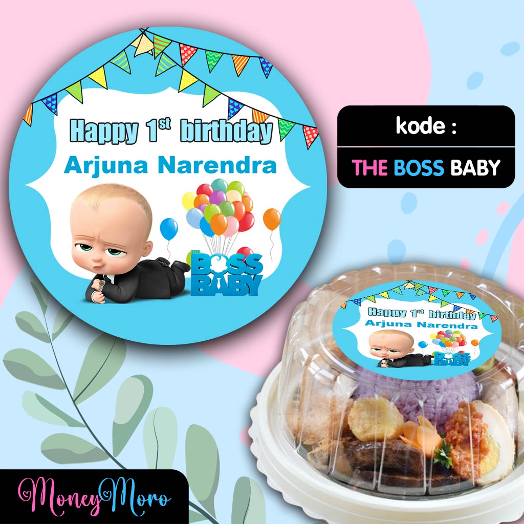 

MoneyMoro Stiker Ulang Tahun The Boss Baby / Stiker Ultah / Stiker Tedak Siten / Stiker Aqiqah